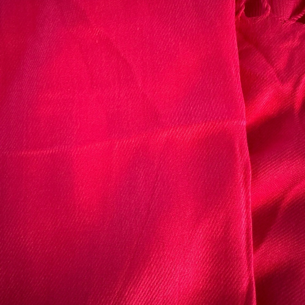 Bloomingdale's Pink Super Soft Scarf - Picture 6 of 7